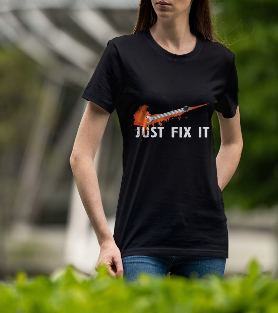JUST FIX IT Wrench Splash T-Shirt