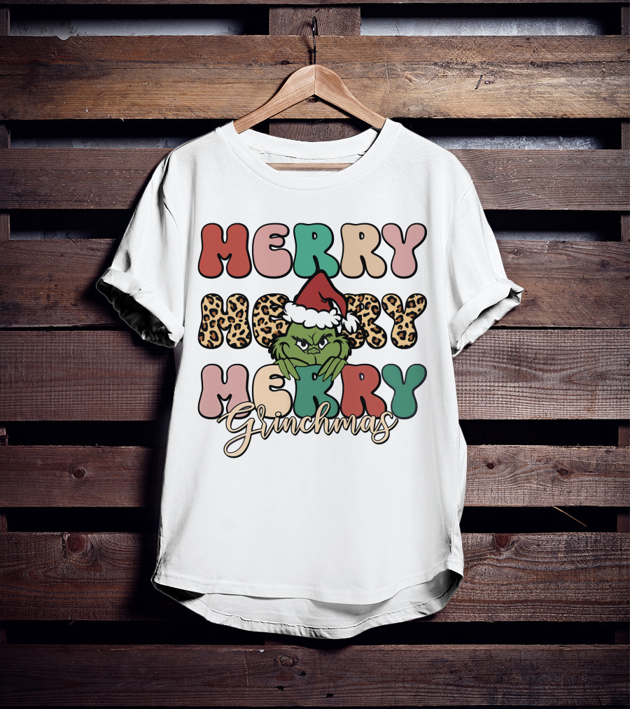 Merry Merry Merry Grinchmas T-Shirt