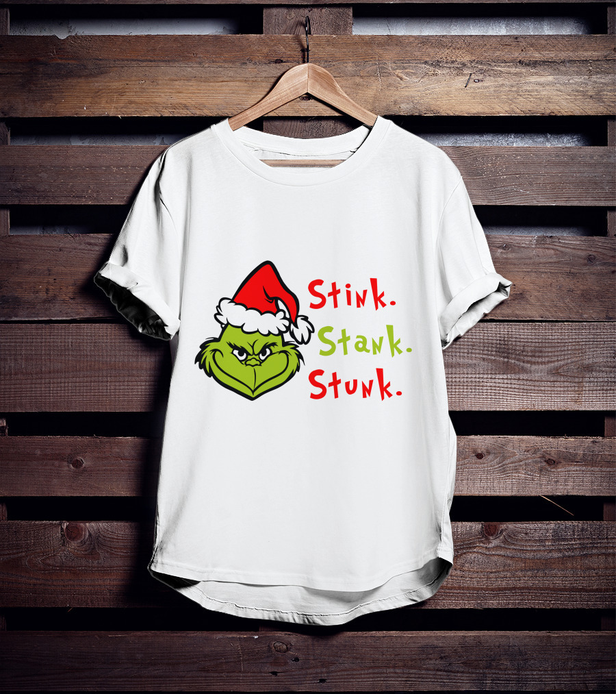 Stink Stank Stunk Xmas Party Grinch Christmas Movie T-Shirt
