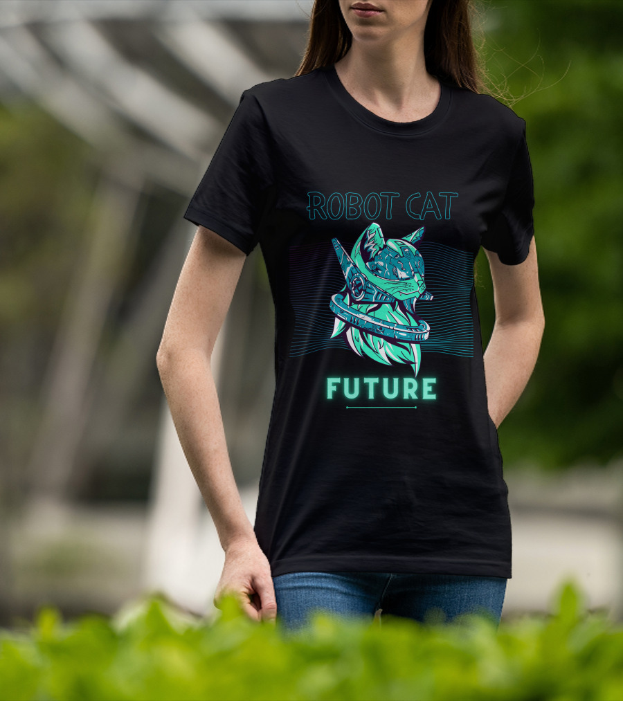 ROBOT CAT FUTURE T-Shirt