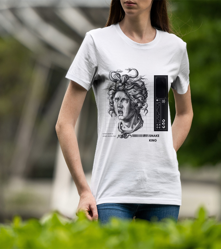 Medusa Snake King T-Shirt