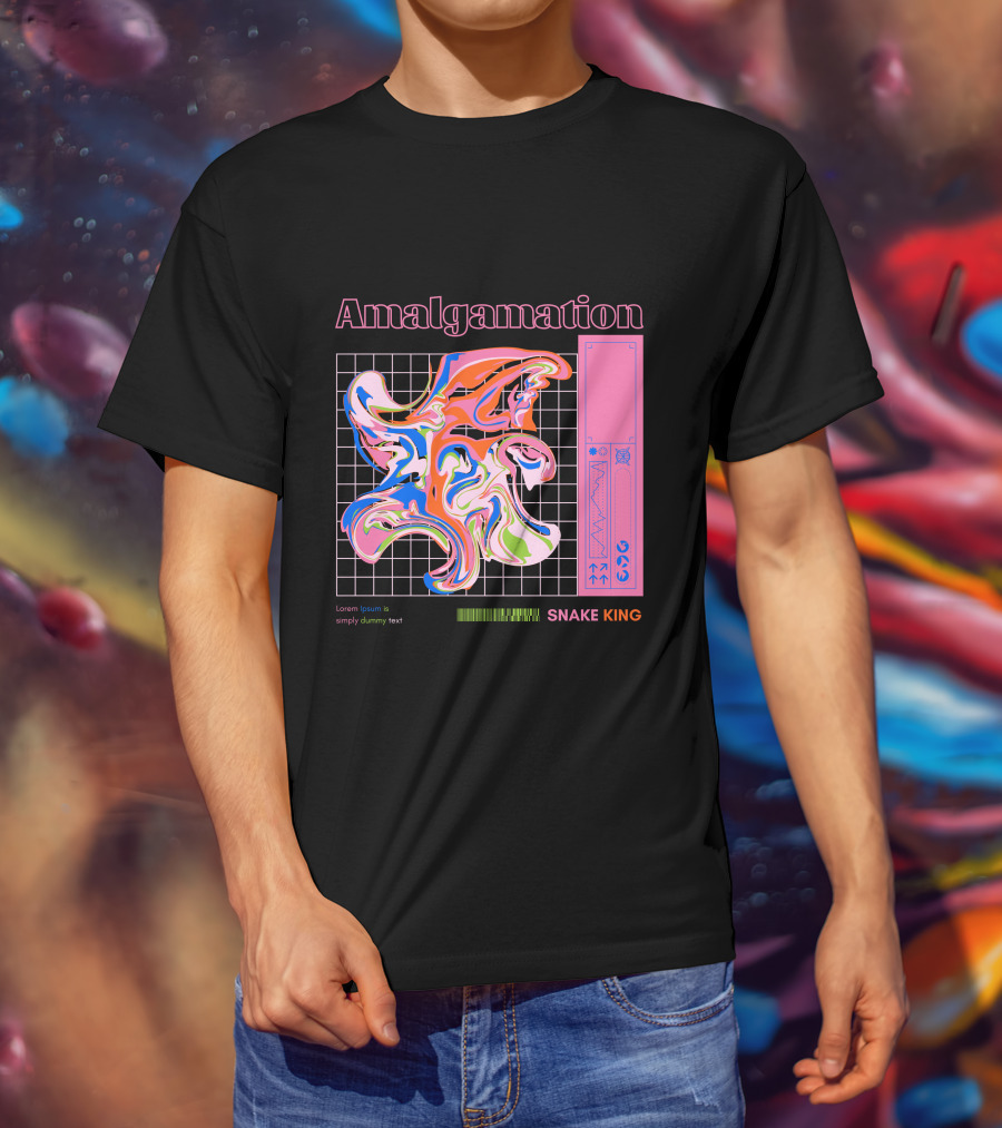 Amalgamation Snake King Distortion T-Shirt