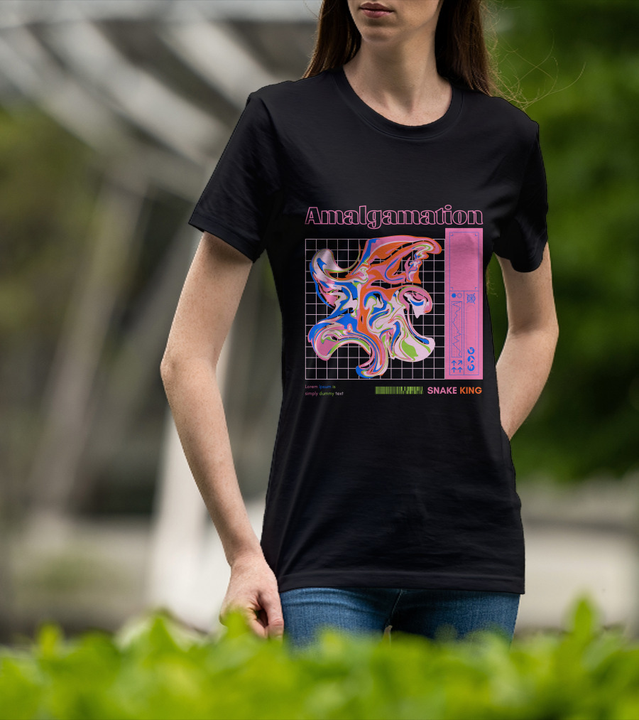 Amalgamation Snake King Distortion T-Shirt