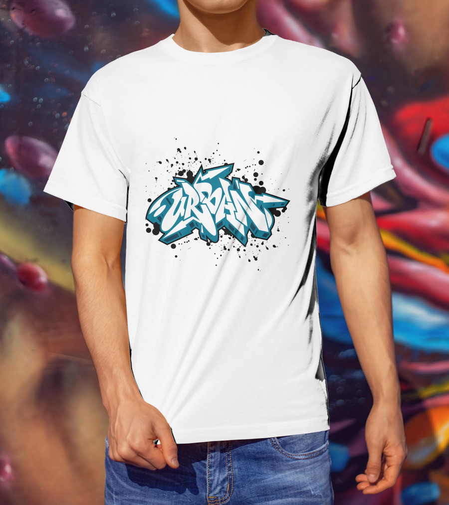 Urban Rebellious Personality Graffiti T-Shirt