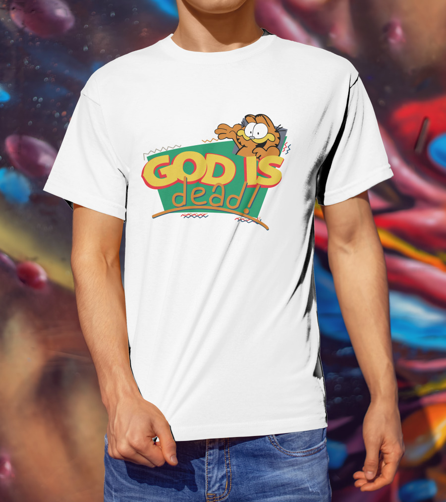 God Is Dead Garfield T-Shirt