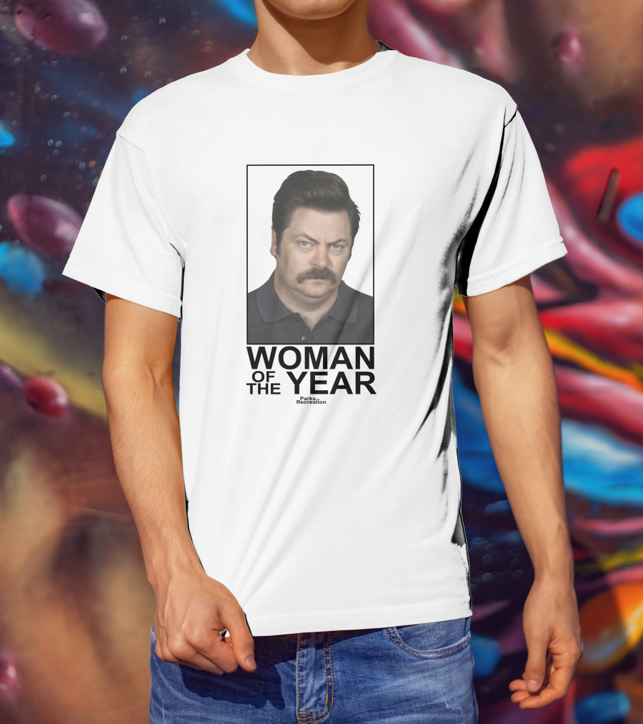 Ron Swanson Woman Of The Year Parks And Recreation T-Shirt