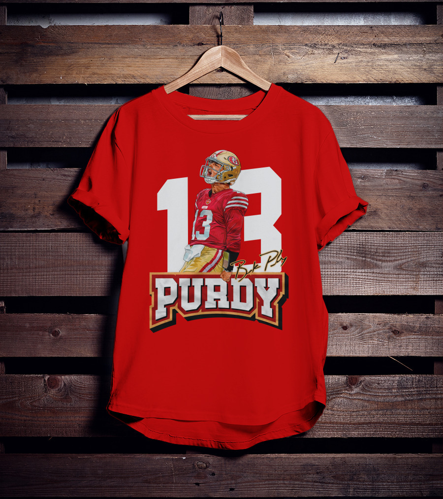 13 Brock Purdy Football Jersey San Francisco Player T-Shirt