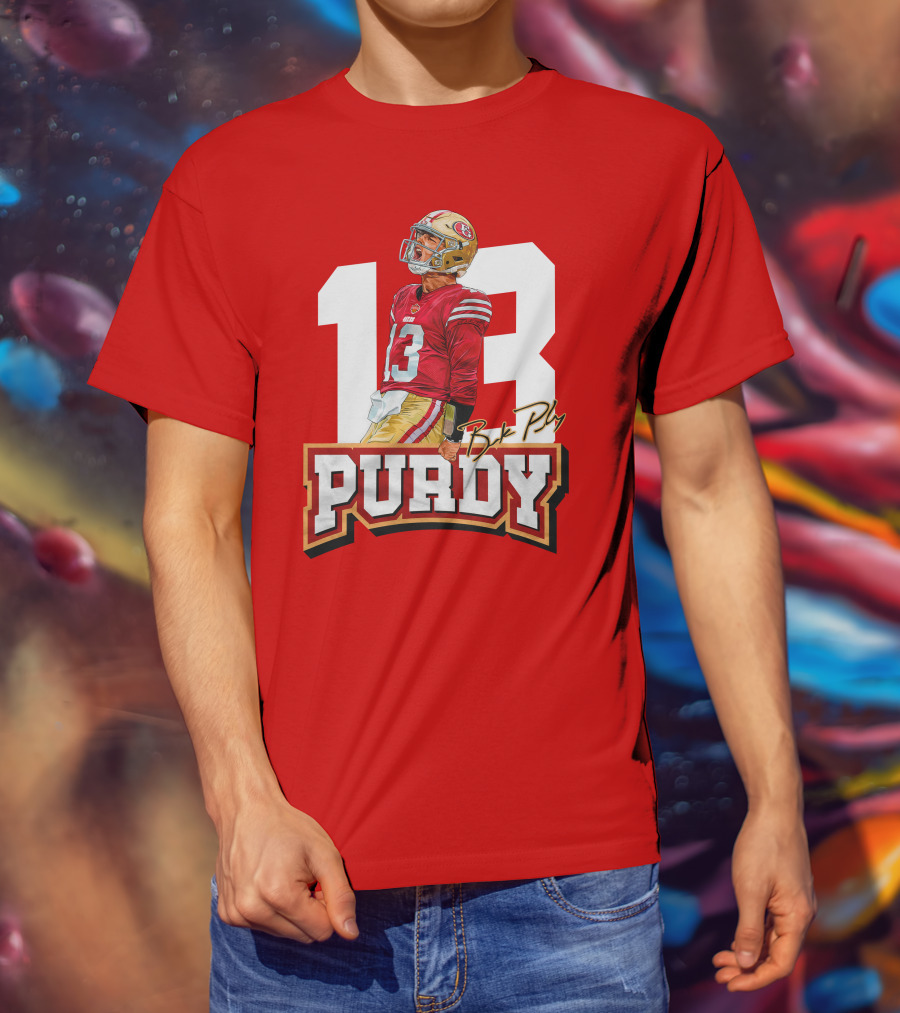 13 Brock Purdy Football Jersey San Francisco Player T-Shirt