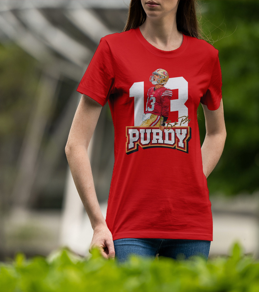 13 Brock Purdy Football Jersey San Francisco Player T-Shirt