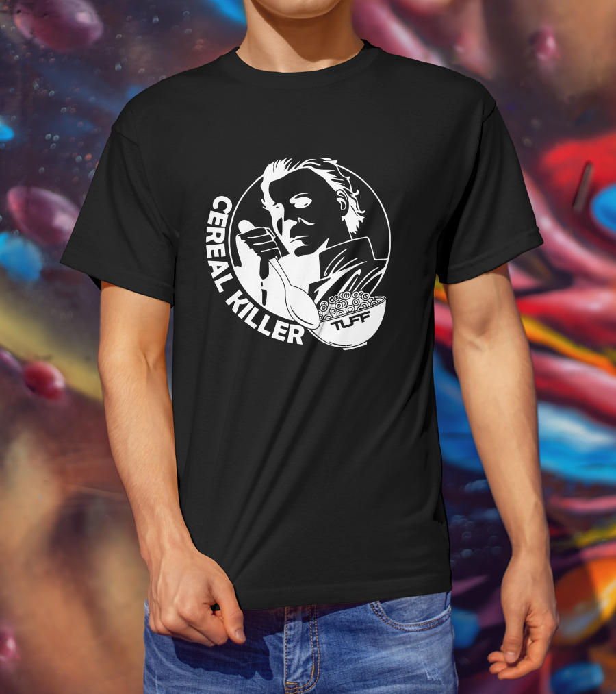 Cereal Killer Breakfast Humor Vintage T-Shirt