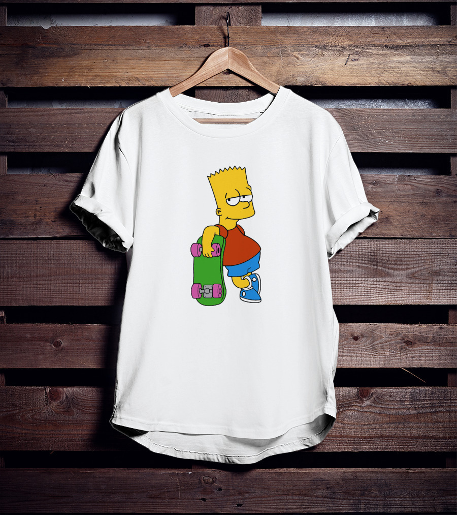 Bart Simpson Skateboard T-Shirt