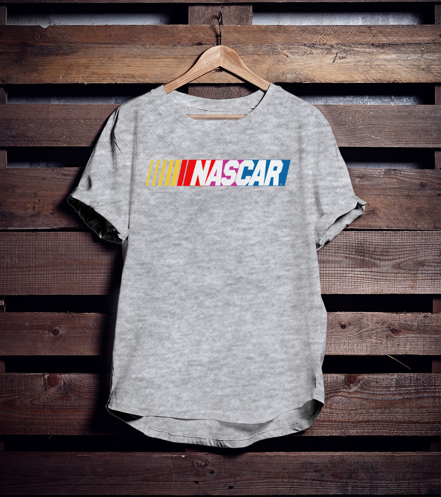 NASCAR Racing Logo With Gradient Bars T-Shirt