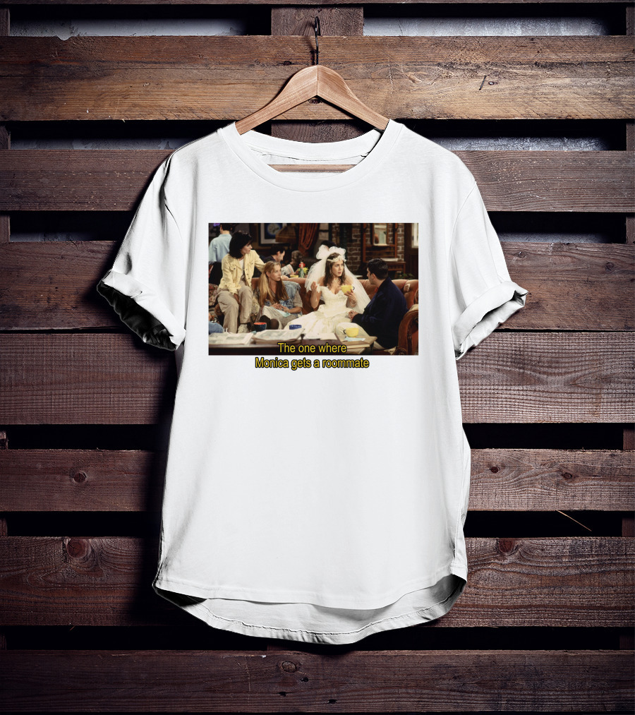 Friends The One Where Monica Gets A Roommate Wedding Dress Scene T-Shirt