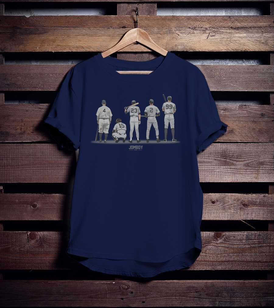 Jomboy Media The Captains Baseball Legends 4 15 23 2 99 T-Shirt