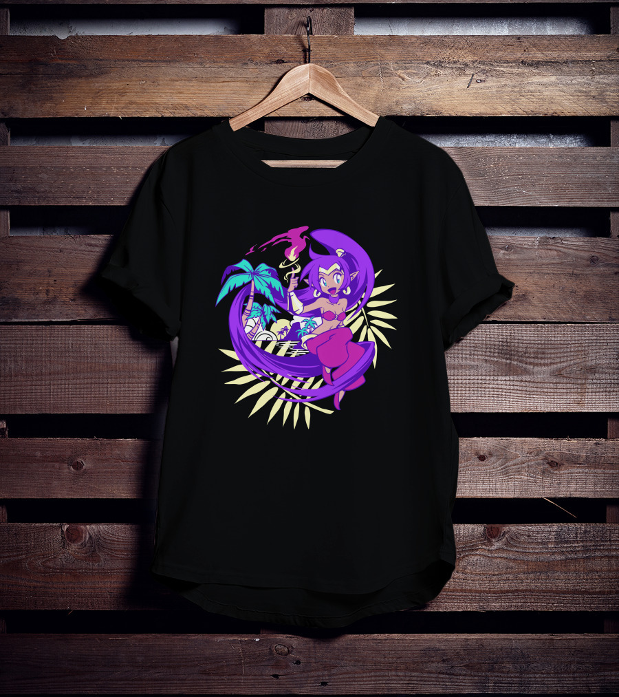 Shantae Tropical Trickster Palm Magic Fusion T-Shirt