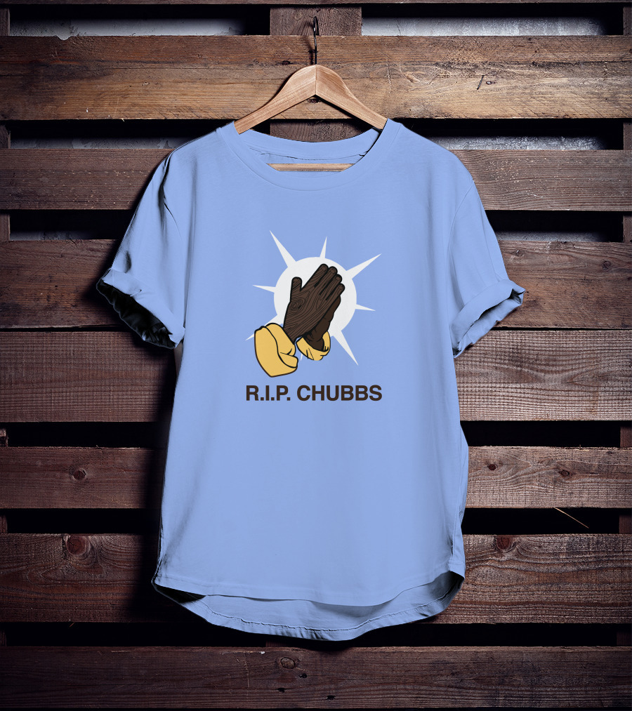 R.I.P. Chubbs Praying Hands T-Shirt