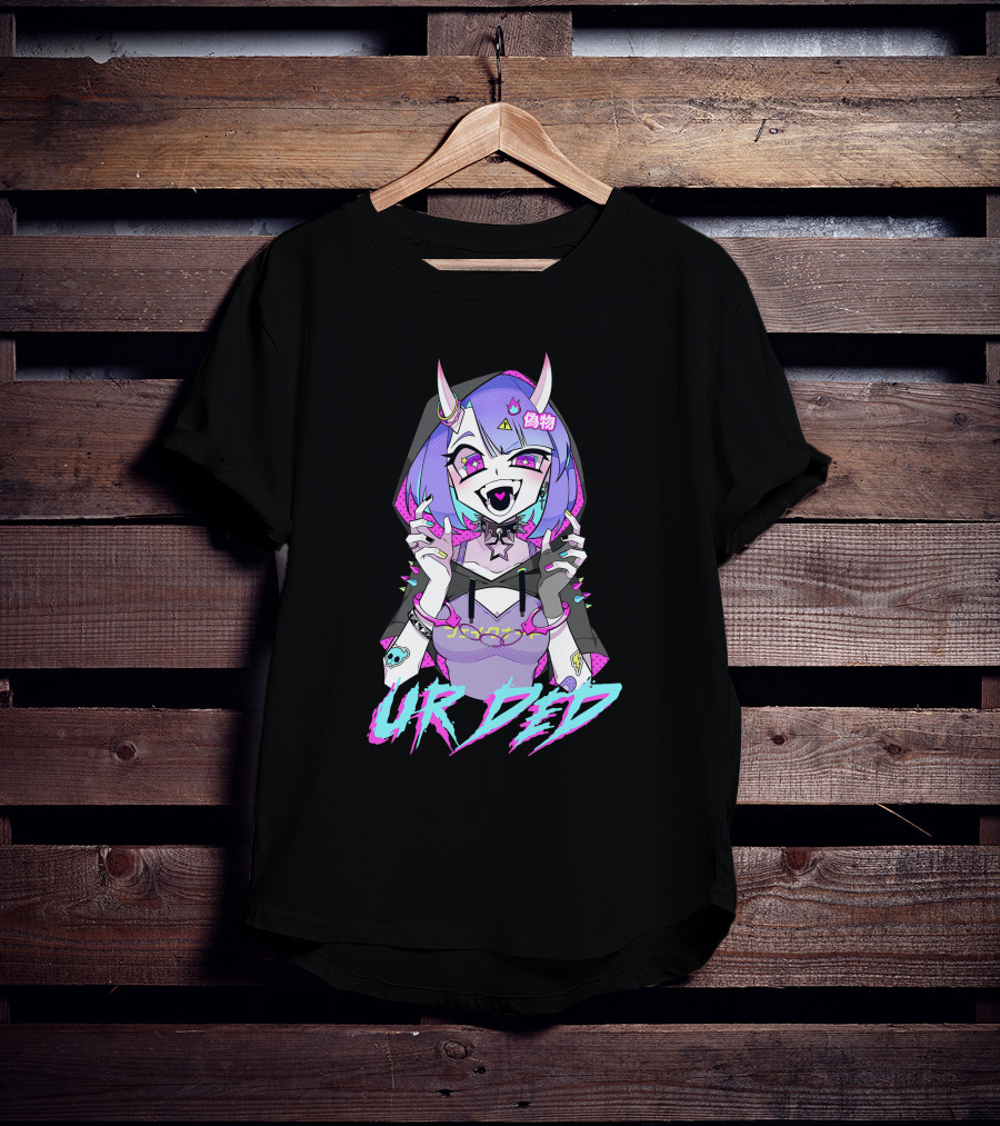 UR DED Kawaii Demon Anime Aesthetic T-Shirt