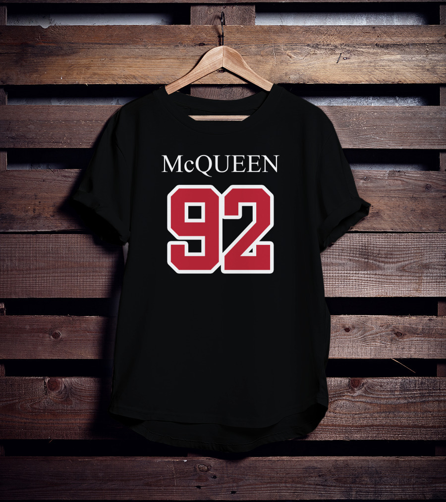 McQUEEN 92 Red Number T-Shirt