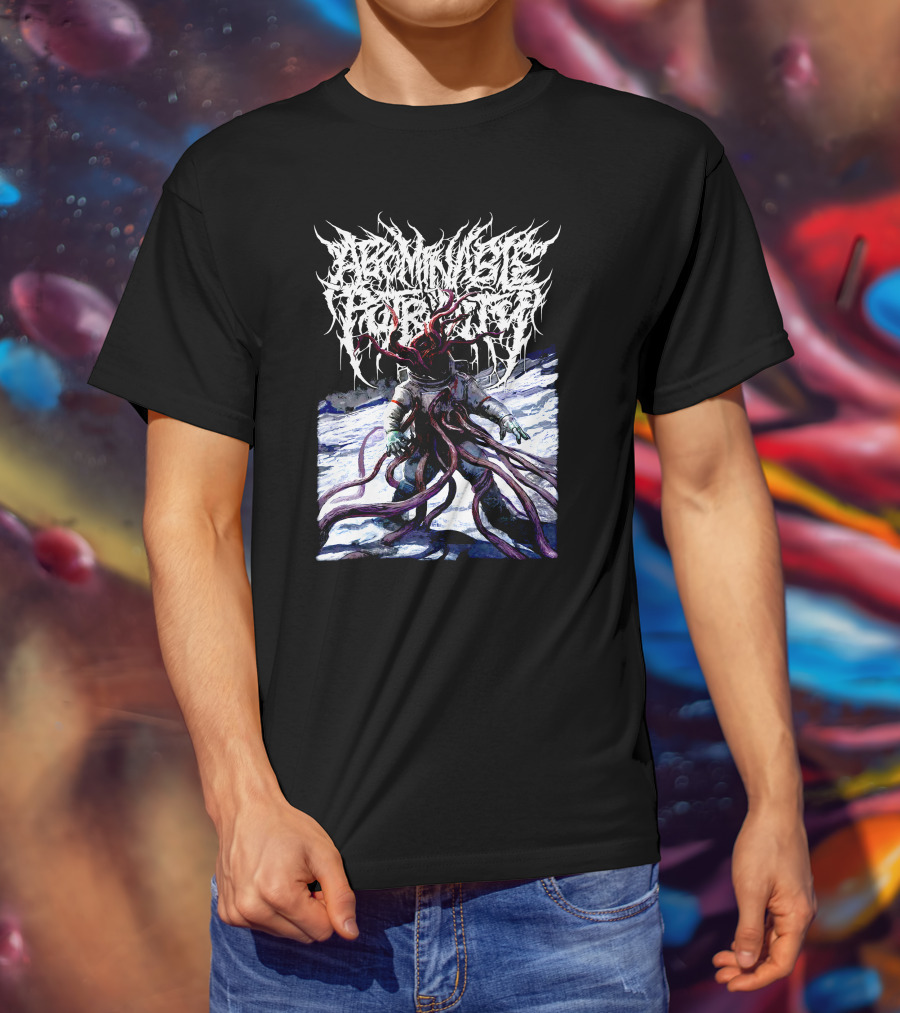 Deep Space Penetration Tentacle Cosmic Scene T-Shirt
