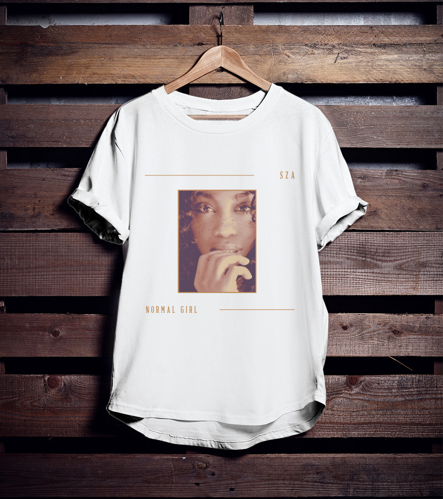 SZA Normal Girl American Vintage T-Shirt