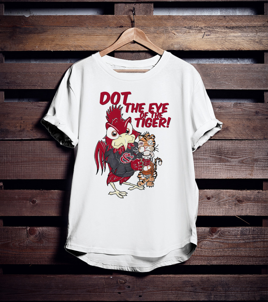 Dot The Eye Of The Tiger South Carolina Gamecocks Beat Clemson Tigers T-Shirt