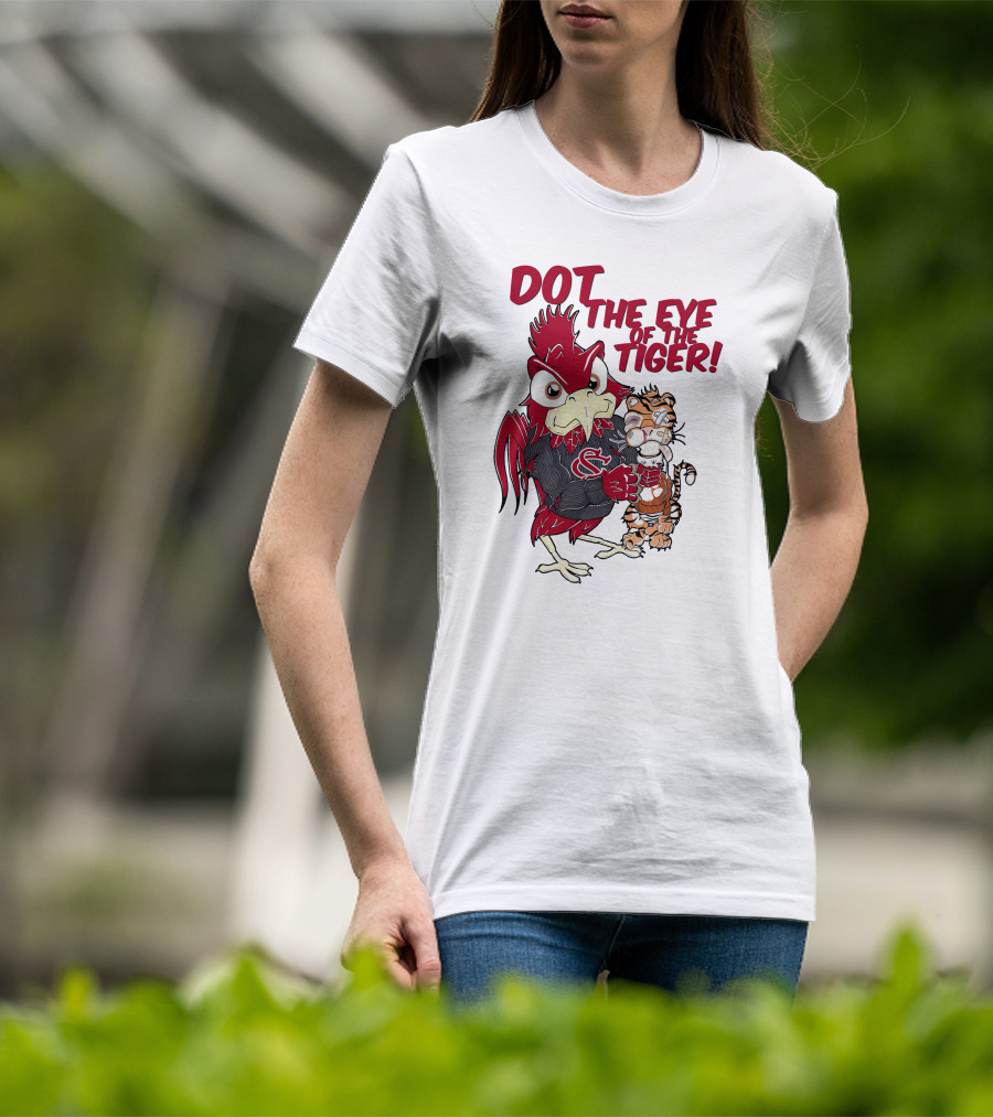 Dot The Eye Of The Tiger South Carolina Gamecocks Beat Clemson Tigers T-Shirt