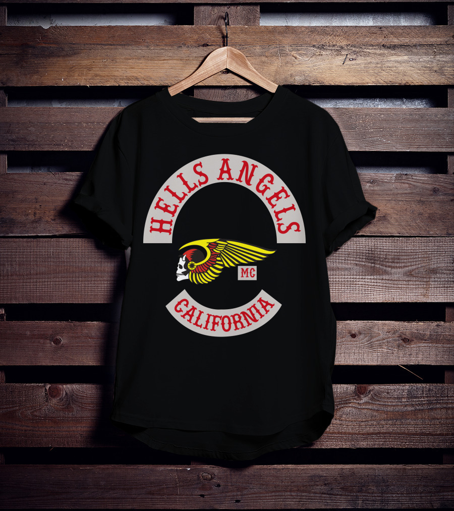 Hells Angels MC California Skull Wing T-Shirt
