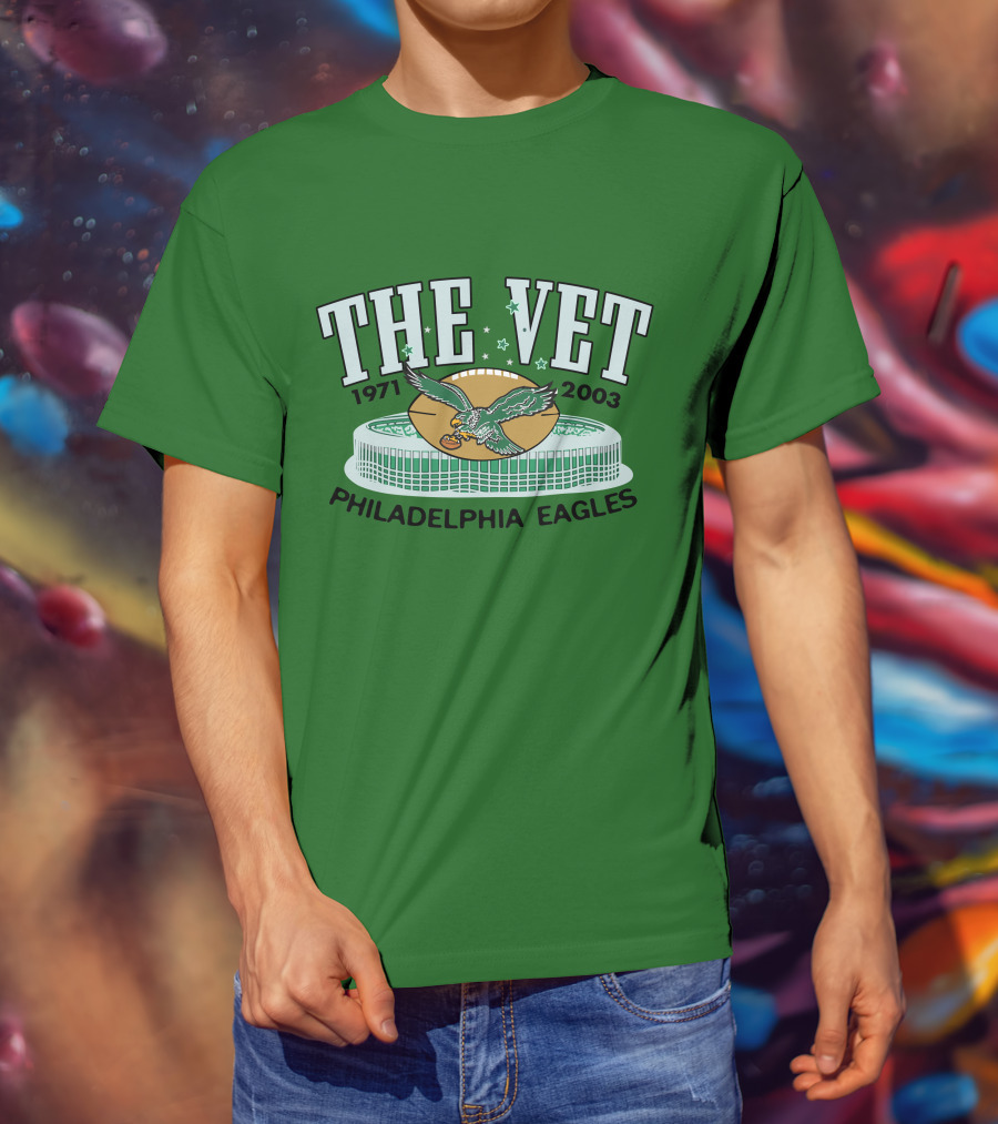 Philadelphia Eagles The Vet 1971-2003 Stadium T-Shirt