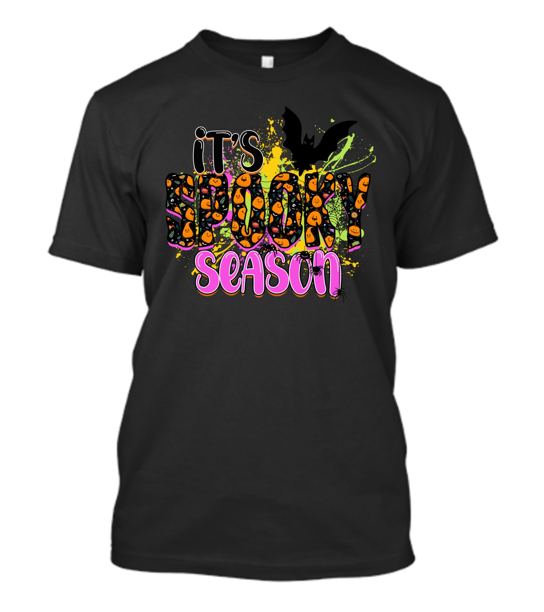 It's Spooky Season Halloween Bat Pumpkin T-Shirt