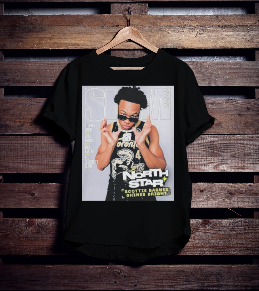 SLAM Cover North Star Toronto Raptors Scottie Barnes Shines Bright T-Shirt