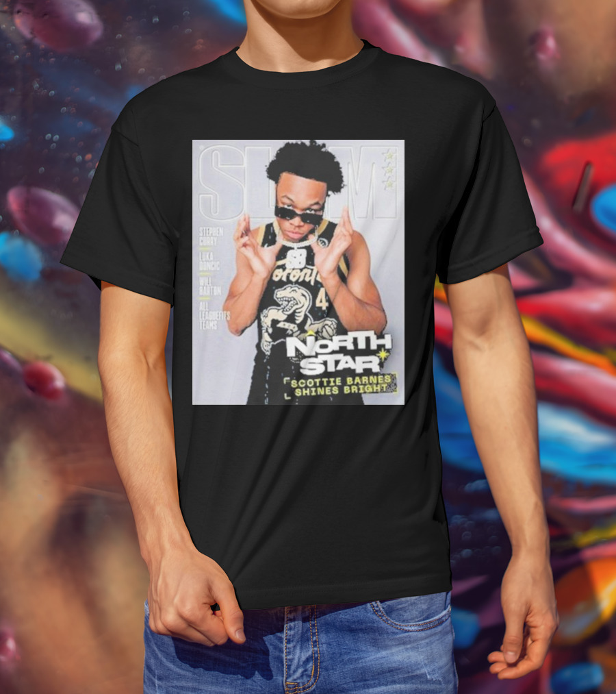 SLAM Cover North Star Toronto Raptors Scottie Barnes Shines Bright T-Shirt