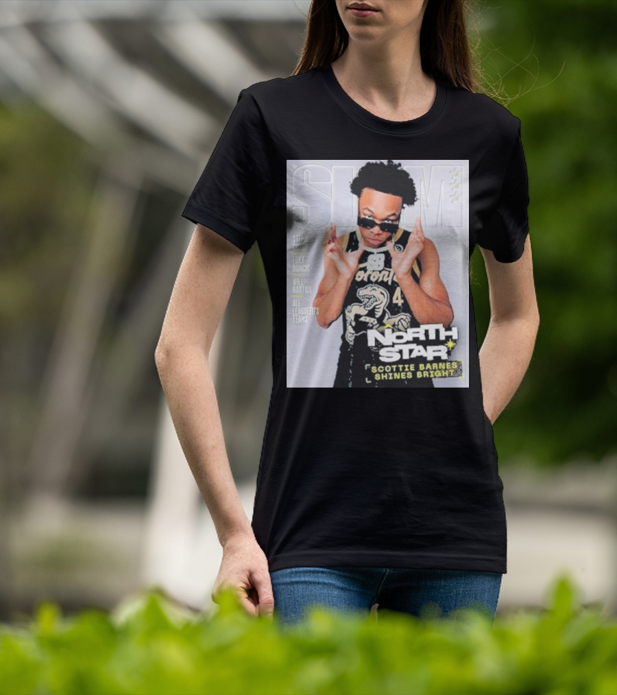 SLAM Cover North Star Toronto Raptors Scottie Barnes Shines Bright T-Shirt