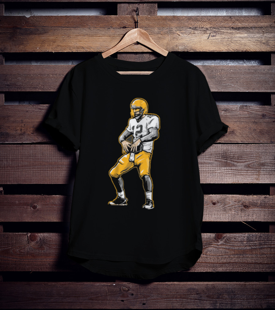 Aaron Rodgers Touchdown Celebration Football T-Shirt
