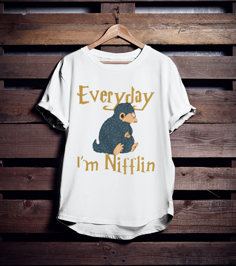 Everyday I'm Nifflin Fantastic Beasts Niffler Inspired T-Shirt