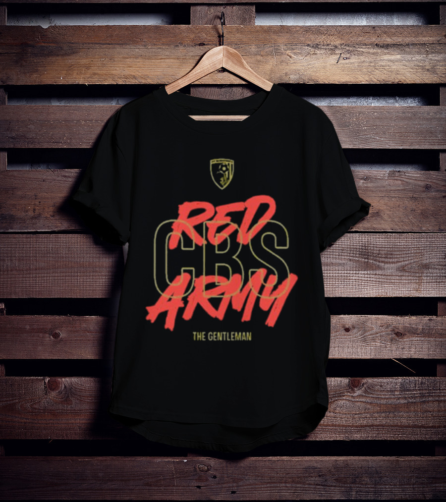 Red CBS Army The Gentleman T-Shirt