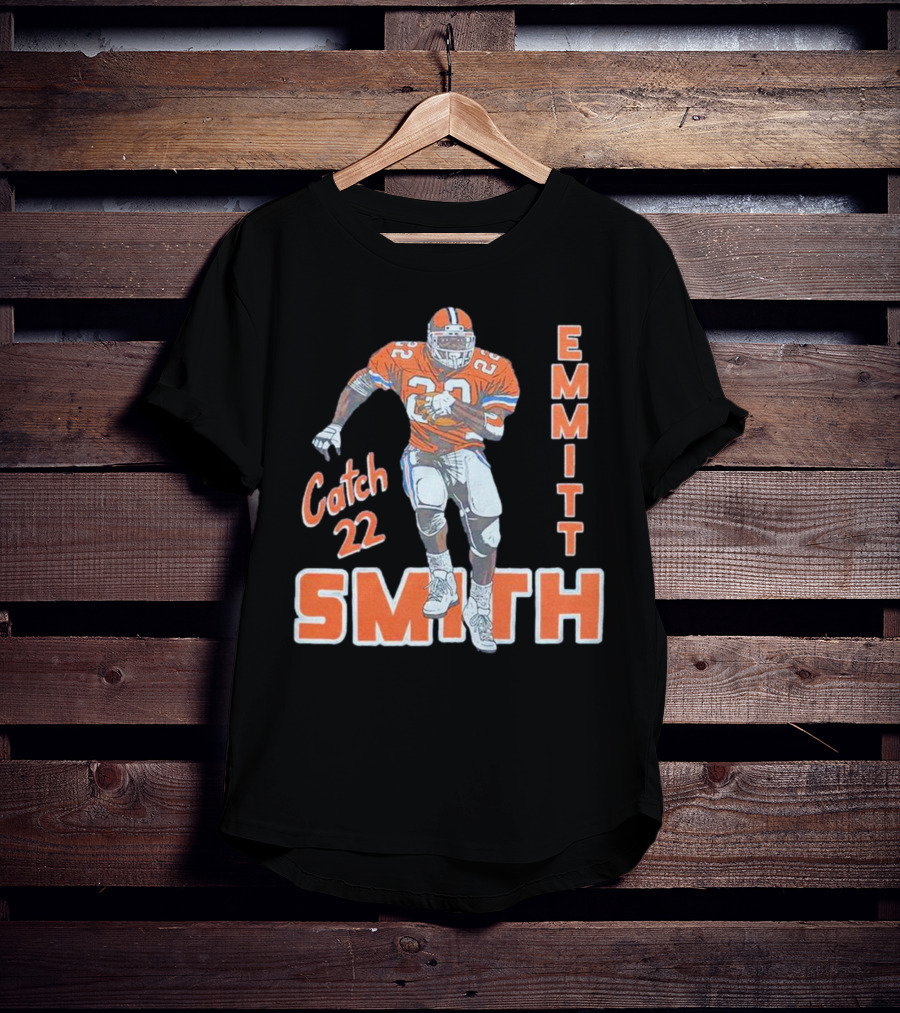 Emmitt Smith Catch 22 Football T-Shirt