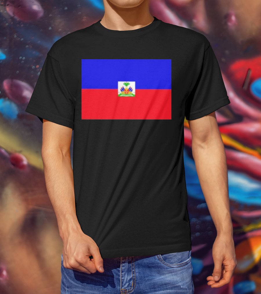 Haitian Flag Day Celebration With National Colors T-Shirt