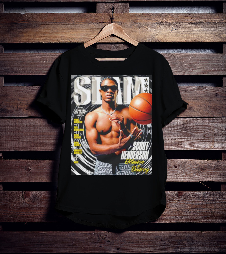 Slam Magazine The Future Issue Scoot Henderson Mission To Destroy Basketball T-Shirt