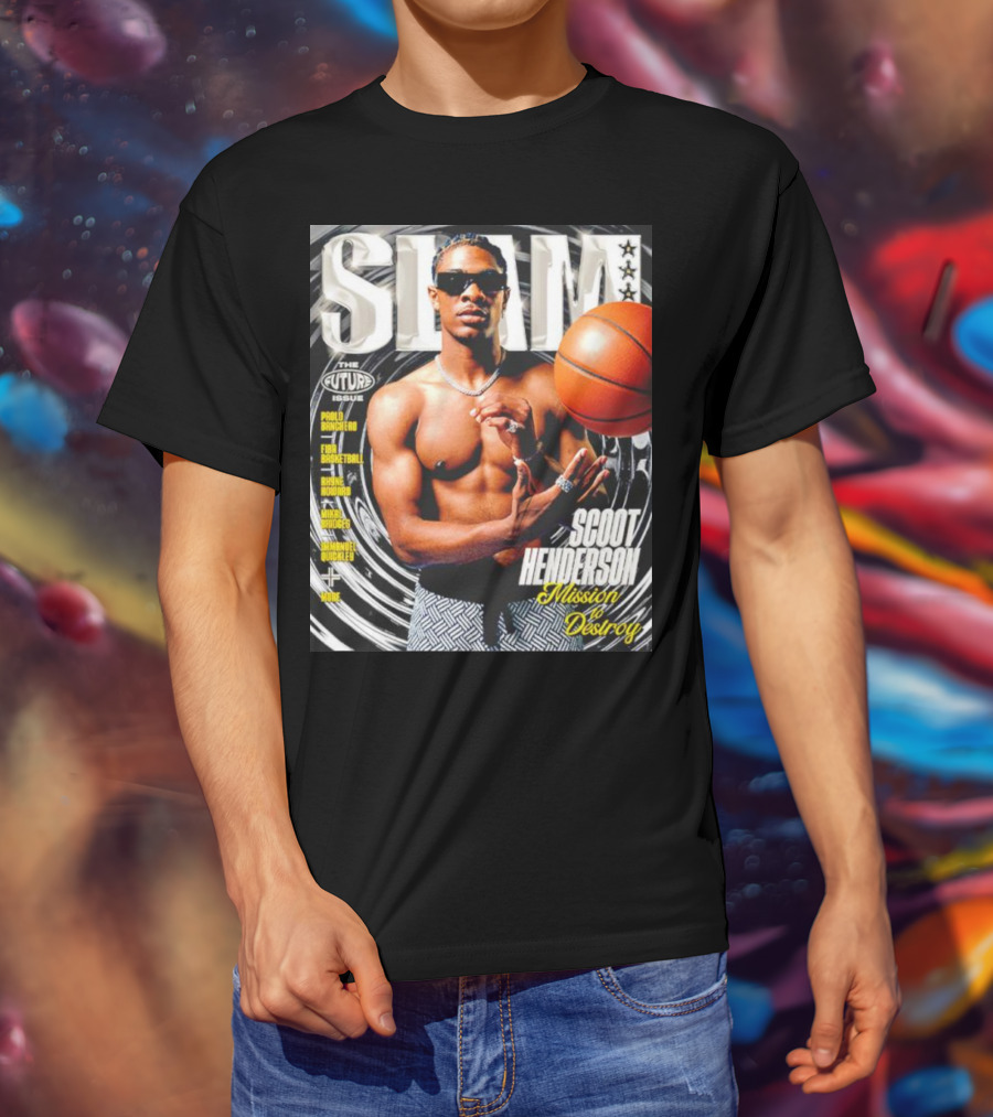 Slam Magazine The Future Issue Scoot Henderson Mission To Destroy Basketball T-Shirt