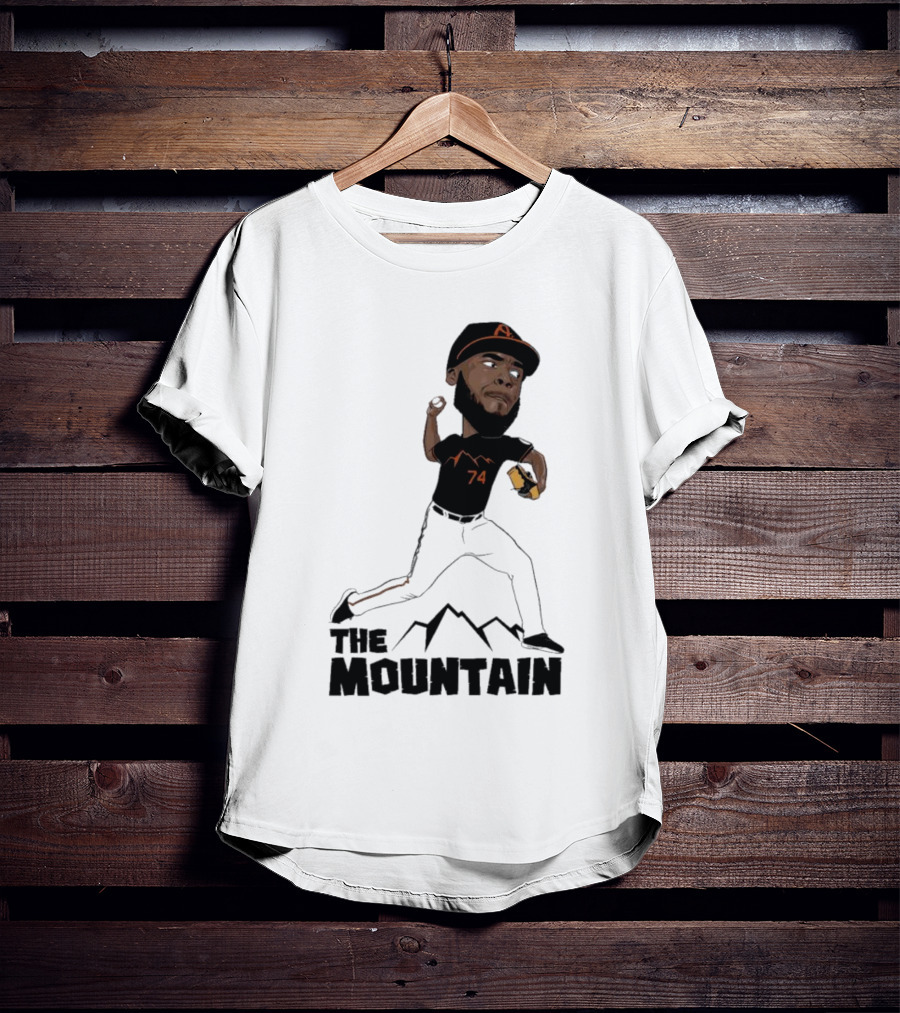 The Mountain Félix Bautista 74 Baltimore Orioles T-Shirt