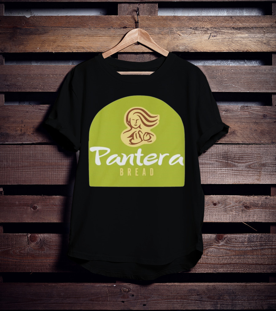 Pantera Bread Parody Logo Icon Green Background T-Shirt