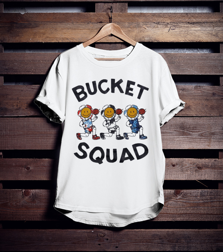 Bucket Squad Youth Tie Dye Flower Team Bucket Squad Merch T-Shirt