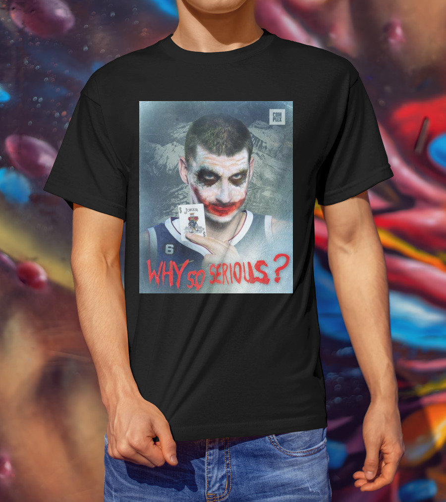 Complex Sports Why So Serious Nikola Jokic Joker Card T-Shirt