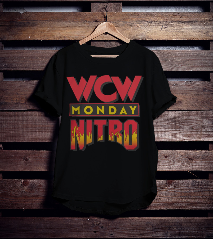 WCW Monday Nitro Iconic Event Homage T-Shirt