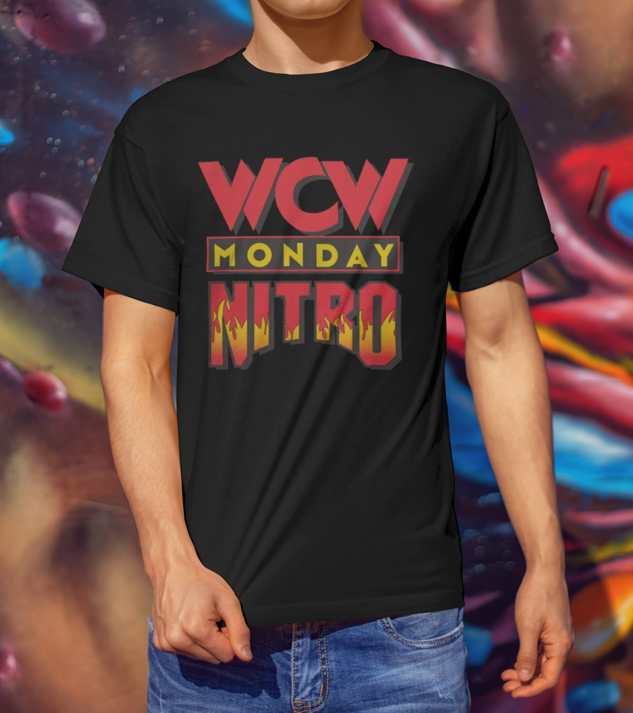 WCW Monday Nitro Iconic Event Homage T-Shirt