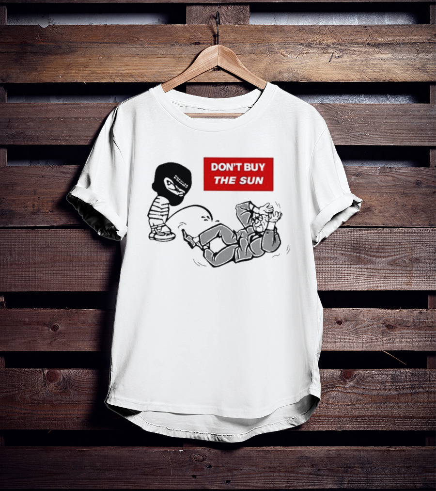 Jake Hanrahan Don’t Buy The Sun Cartoon Characters In Action T-Shirt