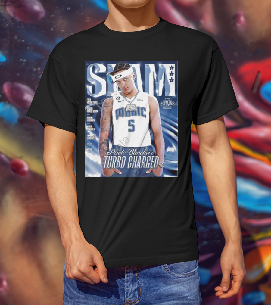 Slam Paolo Banchero Magic Turbo Charged The Future Issue T-Shirt