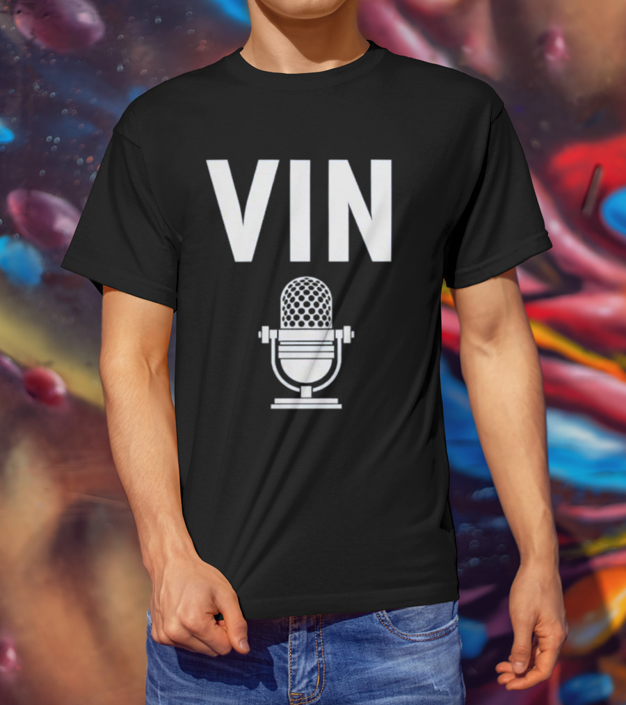Vin Scully Microphone Dodgers Schedule Vintage T-Shirt