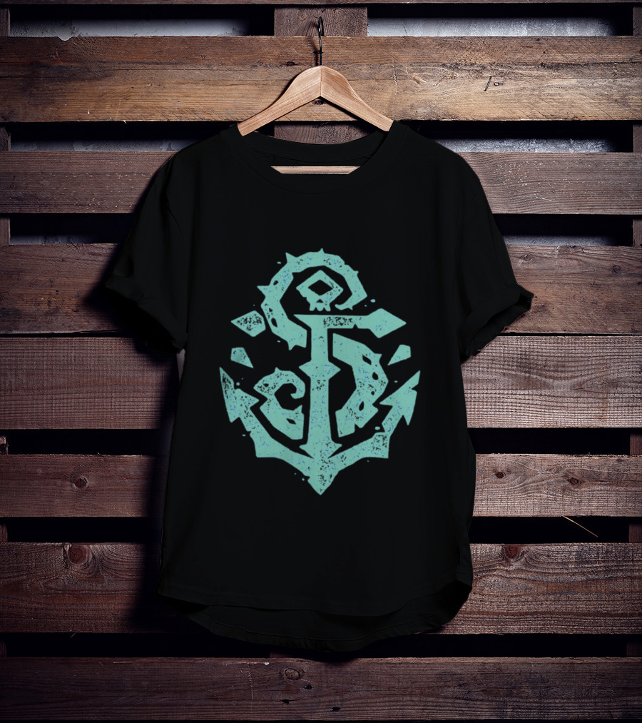 Sea Of Thieves Seafarer Anchor Fangamer Merch T-Shirt