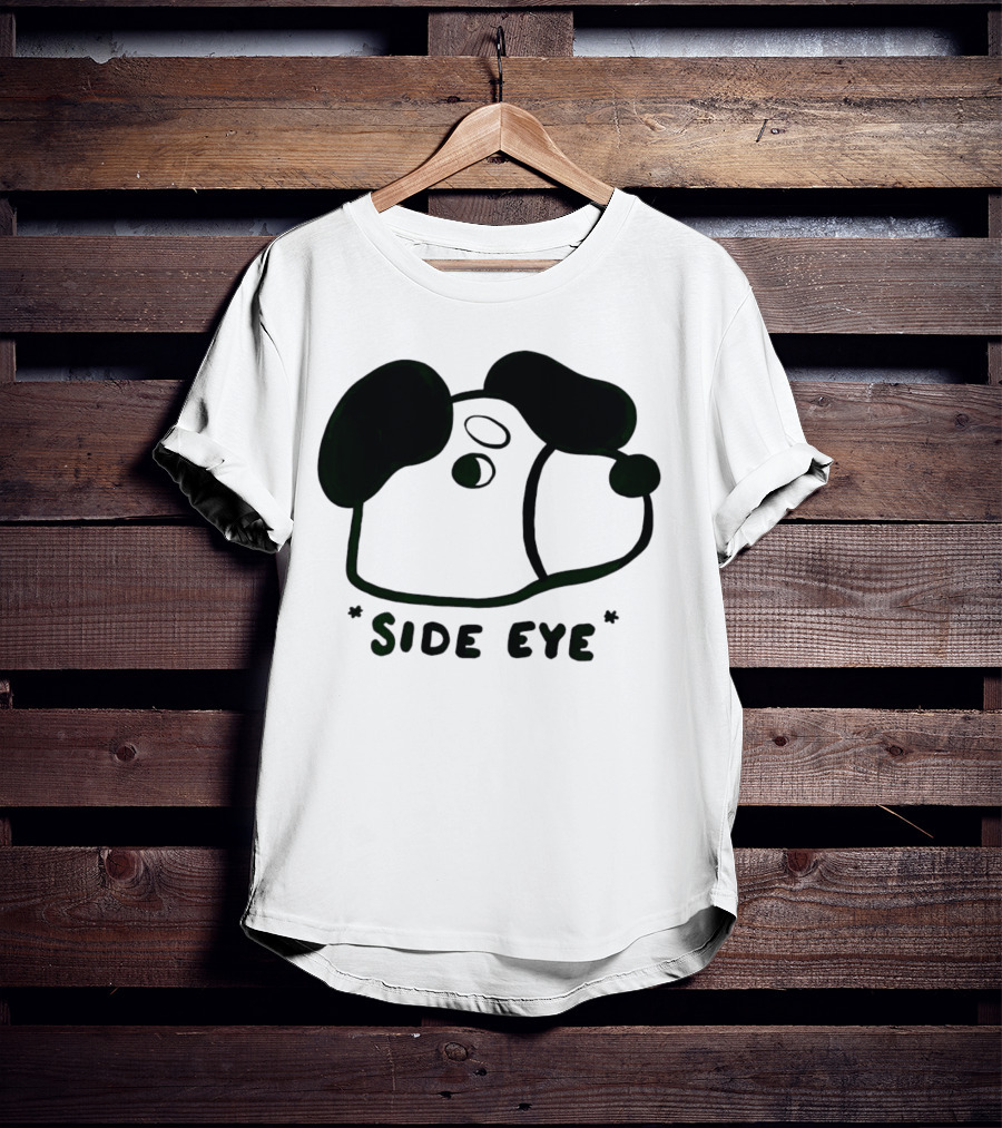 Chocolett Dog With Side Eye Expression T-Shirt